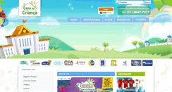 Desktop Screenshot of casadacriancaitaqua.org.br
